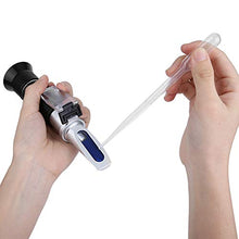 Oumefar Tester antigelo Rifrattometro antigelo Tester antigelo a glicole con manopola di calibrazione Manuale per Motori automobilistici