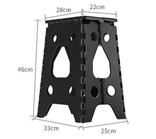 LLQM Poggiapiedi Pieghevole in plastica per Sedia, Sgabello da Toilette per Bagno da Cucina, Sgabello da Campeggio per Escursionismo Esterno