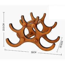 LHQ-HQ Wine Rack Decoration Ornamenti Semplice Creativo di Legno Solido a più Strati del Vino cremagliera Moda Stabile casa Wine Rack Decoration Ornamenti