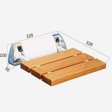 LXLAMP Sgabello Doccia Antiscivolo Regolabile in Altezza Sgabello for Doccia for Anziani in Legno di Teak Moderno Sedile Pieghevole for Doccia Panchina Rivestito Chiaro for La Protezione