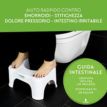 HOCA Originale sgabello bagno fisiologico/panchetto bagno medico per WC contro emorroidi, stitichezza, colon irritabile/sgabello poggiapiedi bagno per un sollievo più sano/sgabello bambini bagno