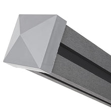 Mendler Pannello supplementare frangivento Obliquo SX Privacy Sarthe WPC 98cm Grigio