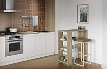 Temahome Tavolo da Bar Gavarnie, Particle Board, Beige (Oak), 94 x 40 x 101 cm