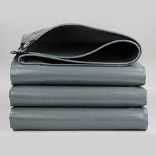 Telo Grigio per Raschiare Il Coltello, Tela Cerata Impermeabile Antipolvere con Occhielli Tenda in Tessuto Ombreggiante per Camion per Campeggio All'aperto 350 G/M²(Size:4×6M)