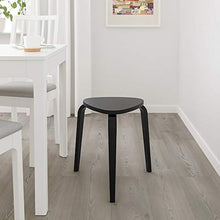 DiscountSeller KYRRE Sgabello nero, 42 x 48 x 45 cm resistente e facile da curare. Sgabelli e panchine. Sedie. Mobili Ambiente.