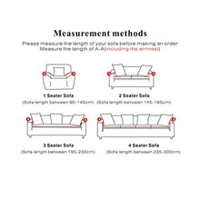 VanderHOME Copridivano Elasticizzato Serie di Fiori e Foglie 3 posti Fodera per Divano, Magnolia-R