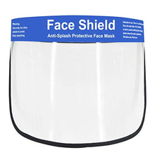 Cabilock 1Pc Maschera Protettiva Antispruzzo per Olio Maschera Protettiva Trasparente Multiuso Maschera Protettiva di Sicurezza Protezione Occhi E Viso per Cucina Esterna (Blu)