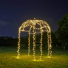 Outour®, gazebo a 4 lati a forma di gabbia per uccelli; traliccio ad arco in ferro battuto; gazebo, supporto per piante, viti e fiori