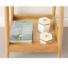 MMWYC Comodino Mobili Tutto Legno Massiccio Quercia Locker Hidden cassetto di immagazzinaggio 41 * 41 * 61 Centimetri Bella Cabinet Piccolo Comodino
