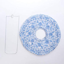 ARTFFEL Vola 4 Pezzi Lampada di Carta Ombra Modello Fai da Te Floreale Ciondolo Lanterna di Carta Paralume for la Decorazione Domestica Festa di Nozze, 12inch .Compleanno
