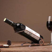 FQYYDD Portabottiglie in Metallo impilabile Portabottiglie per Vino Salva Staffa per Display.