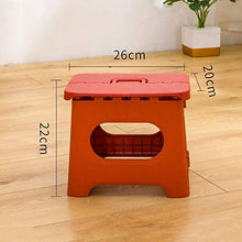 Plhgf Folding Passo sgabello portatile pieghevole di plastica Passo Sgabello, pieghevole Passo Sgabello for bambini, di slittamento non pieghevoli Sgabelli di Cucina Bagno Camera da letto, può contene