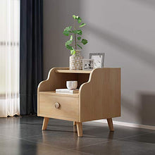 MEFKY Comodino in Legno Comodino Durevole della Camera Letto Armadio Laterale Moderno Color Legno Comodino Cassetto con 1 Cassetto Portaoggetti