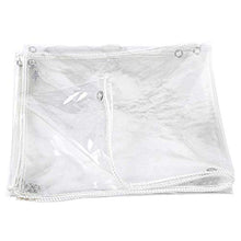 MTYLX Telone Multiuso per Esterni ， Telo, Pvc Di Plastica 450G / ㎡ Telo Impermeabile Trasparente Resistente Alla Pioia, per Mobili da Giardino,Trasparente 0,3 Mm,(0,3 Mm) 1,5X2 M.