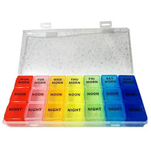 NUOBESTY Portapillole 7 giorni 21 Slot Organizer per medicinali per preparazioni vitamine