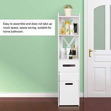 Longzhuo Armadietto da Bagno con Armadio Alto, Mobile da appoggio Tallboy, Armadietto da Bagno Impermeabile Armadietto da Bagno Organizzatore di stoccaggio da Bagno per la casa 12 8 x 32 x125cm