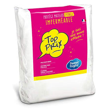 Sweet Night Alix – Coprimaterasso Impermeabile Microfibra e Assorbente Top Prezzo Microfibra Bianco 90 x 200 cm