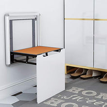 QWET Sgabello Pieghevole da Parete per Bagno Domestico, Sedia Salvaspazio in Lega di Alluminio, Adatto per Doccia, WC, Corridoio,Metallico