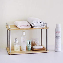 LYM &ripiano di stoccaggio Scaffali da Cucina, Tavolo da Pranzo a Doppio Strato Rack for stoccaggio unità organizzatore Multifunzione for Uso Domestico Scaffale di Finitura