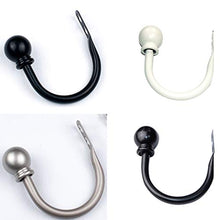 Fgyhty a Forma di U 2pcs Cortina di Ferro Ganci Finestra Drapery Tie Backs Hanger Accessori Household