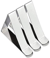 HCYY Clip per tovaglia 12pcs Clip per Supporto da Tavolo per Mappa Clip per tovaglia Regolabile in Acciaio Inossidabile Clip per Stoffa Morsetto per Feste Supporto per Picnic Strumenti per morset