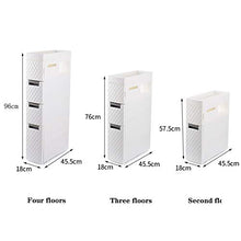 KX-YF Cassettiera Armadietto Governo di immagazzinaggio cassetto unità for Camera da Letto Bagno Home Office camere da Letto a casa Ufficio (Color : White, Size : 18X45.5X57.5cm)