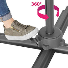 TecTake 800684 - Ombrellone da Giardino, Palo Alluminio, Manovella, Protezione UV 50+, 6 Gradi d'inclinazione Regolabili, Ø 300 cm - Diversi Colori (Beige | No. 403133)