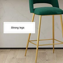XIAOQIAO Sgabelli da Bar, sgabelli Alti ad Altezza Fissa 65 cm / 75 cm, sedie da Bar Alte con Schienale ergonomico e Comodo poggiapiedi, Resistenti e robusti