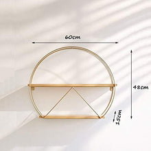 LYM &ripiano di stoccaggio Rack a Parete, Arte di Ferro Tondo partizione Wine Rack Sfondo Decorativo Magazzinaggio Scaffale di Finitura
