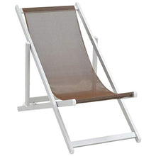 Tidyard Set di 2 pz Sedia Sdraio Pieghevole in Alluminio | Sdraio da Giardino | Sedia da Campeggio | 3 Altezza Regolabil | 110 x 57 x 83 cm | Marrone