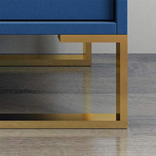 FAPROL Comodino per Camerette Simplicity Comodini con Cassetti Comodina con Staffa Metallica Comodino Stile Moderno Armadietti Portaoggetti Blue