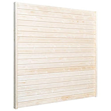 vidaXL 3X Legno Massello di Abete Pannelli di Recinzione Robusti Resistenti Montanti Assi Pretagliati Barriera Recinto Giardino 5,1x1,7 m Naturale