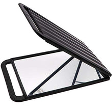 Skysep Specchio Trucco Bifacciale Ingranditore Specchio Cosmetico Specchio a Mano Specchio Pieghevole per Il Trucco con Supporto Portatile,Pinzatura e Rimozione di Punti Neri/Blemish