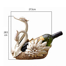 LHQ-HQ Bottiglia di Vino Wine Rack Rack Domestica Environmental Protection Resina Wine Rack Swan Bottiglia di Vino Shelf Decoration personalità Creativa Wine Rack