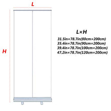 Banner Estraibile Portatile con Schermo Trasparente, Divisore Pop Up in PVC Trasparente, Schermo Divisorio