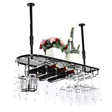 ZYLZL Portabottiglie, Bar, Ristorante, Portabicchieri da Vino, Portabottiglie in Metallo Rustico da Appendere per Bottiglia/Bicchiere/Calici, Mensola per Vino Industriale a Parete,80 cm,80 cm