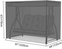 Bsmilly Copertura per altalena a 3 posti impermeabile 420D