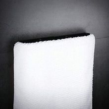 Autoadesiva Portasciugamani Porta Salviette Senza Chiodi, Nero Opaco, per il Bagno e la Cucina, 32.5cm / 12.8"
