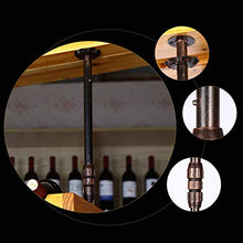 SBDLXY Scaffale da Bar Scaffali sospesi a soffitto Portabottiglie Portabottiglie da Parete | Portabottiglie e Bicchiere | Arredamento per la casa e la Cucina | Rack di stoccaggio | Espositore per d