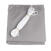 Xingkee Tenda A Vela Impermeabile Rettangolare 2 x 5m, Parasole E Protezione Raggi UV, per Esterni, Cortile, Giardino Grigio