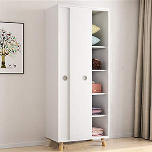 Armadietti e credenze Guardaroba Casa Economico Piccolo appartamento Nordico Guardaroba Semplice Pannello per porta scorrevole Assemblaggio per bambini Armadio per bambini .Armadio per camera da letto