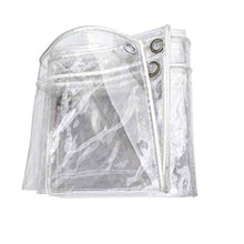 DLMSDG Elastici per Telone, Trasparente Foglio Impermeabile A Prova di Polvere con Gommino Antiruggine Copertura per Mobili da Giardino(0.3mm1.6x2m(5.3x6.6ft))