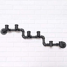Portabottiglie Vino Semplice e Creativo Portabottiglie in Ferro Battuto Portabottiglie da Parete Sicuro e Stabile Portabottiglie Antiscivolo Decorazione per la Casa Portabottiglie per Vino 6 Bottigli