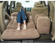 Lettino da viaggio Lettino da viaggio Sedile posteriore Air letto portatile viaggio gonfiabile letto aria della base Air Mattress ispessimento floccato materassino Con built-in funzione cuscino bagagl