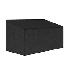 Copertura per panca da giardino a 3 posti, impermeabile per panca da esterno con tessuto Oxford resistente 210D, copertura per panca da patio (163 x 66 x 89 cm).