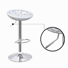 XHCP Sgabelli da Bar Moderni in Metallo Sgabello da Bar Regolabile Sedia da Bar Girevole a 360 Gradi Altezza per Cucina da Interno 60-77 cm