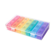 Contenitore portapillole organizer 3 volte al giorno da viaggio 7 settimanali per medicina