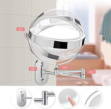 Specchio da bagno, anti-appannamento, specchio da Specchio da bagno LED illuminato impermeabile, montaggio a parete specchio per il trucco, specchio di bellezza con luce e ingrandimento, con ingrandim