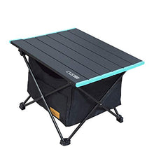 REAYOU Tavolo da Campeggio Leggero Pieghevole in Alluminio,Portatile con Borsa da Trasporto, Tavolino per all'aperto per Picnic, Spiaggia, Escursionismo, Viaggi, Pesca (S)