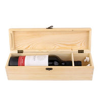 35 * 10 * 10cm Legno Singola Bottiglia Caso Carrier Casella Vino Cassa Arredamento Migliore Regalo